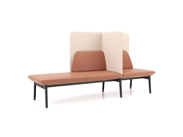 Genaya sofa with panels, freestanding or for integration