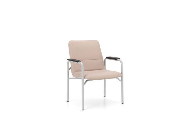 Baricosi armchair on 4 metal legs
