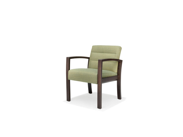 Vega armchair on wooden frame