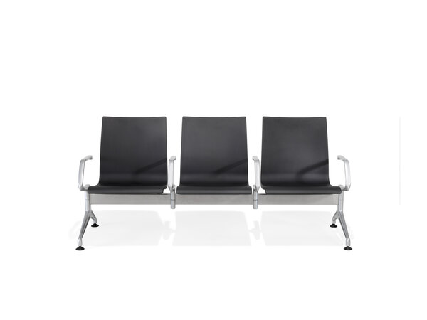 Terminal 2-seater, 3-seater, 4-seater bench, PU seat shells