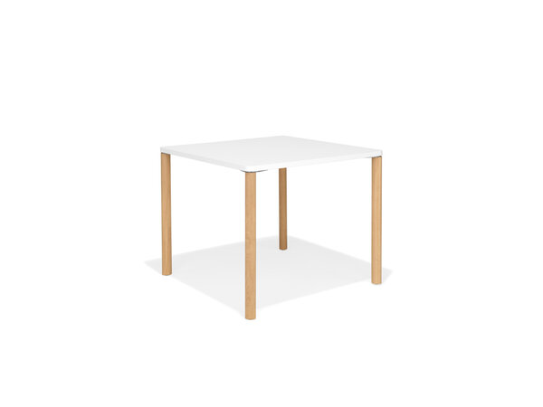 Arn square/rectangular table with wooden legs