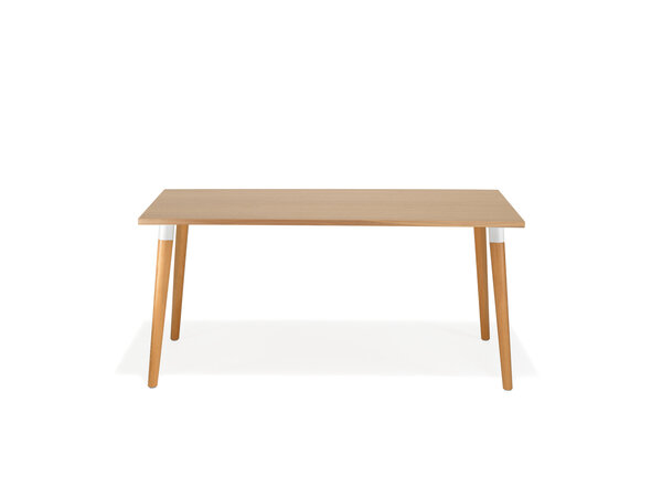 san_siro square/rectangular table with wooden frame