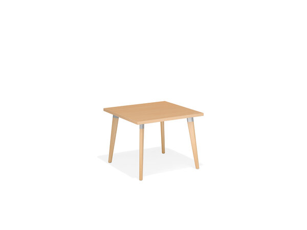 san_siro square/rectangular occasional table with wooden frame