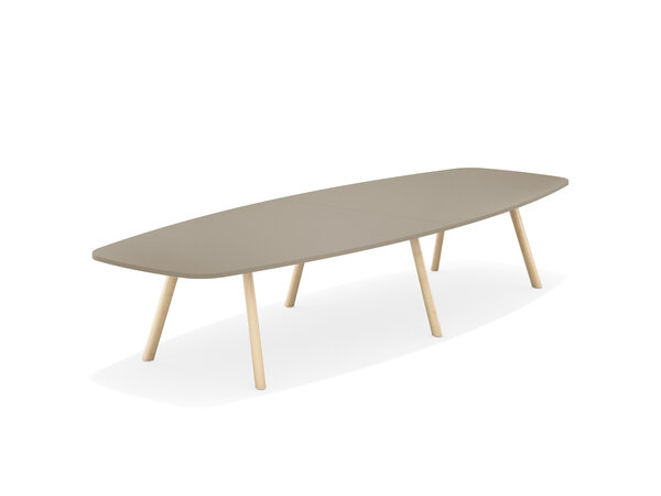 Creva Table forme de cogue, sans ou avec joint plateau