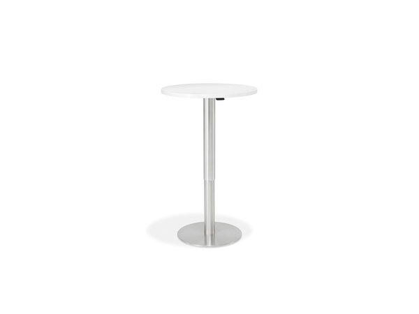 Tezo round table, height adjustable